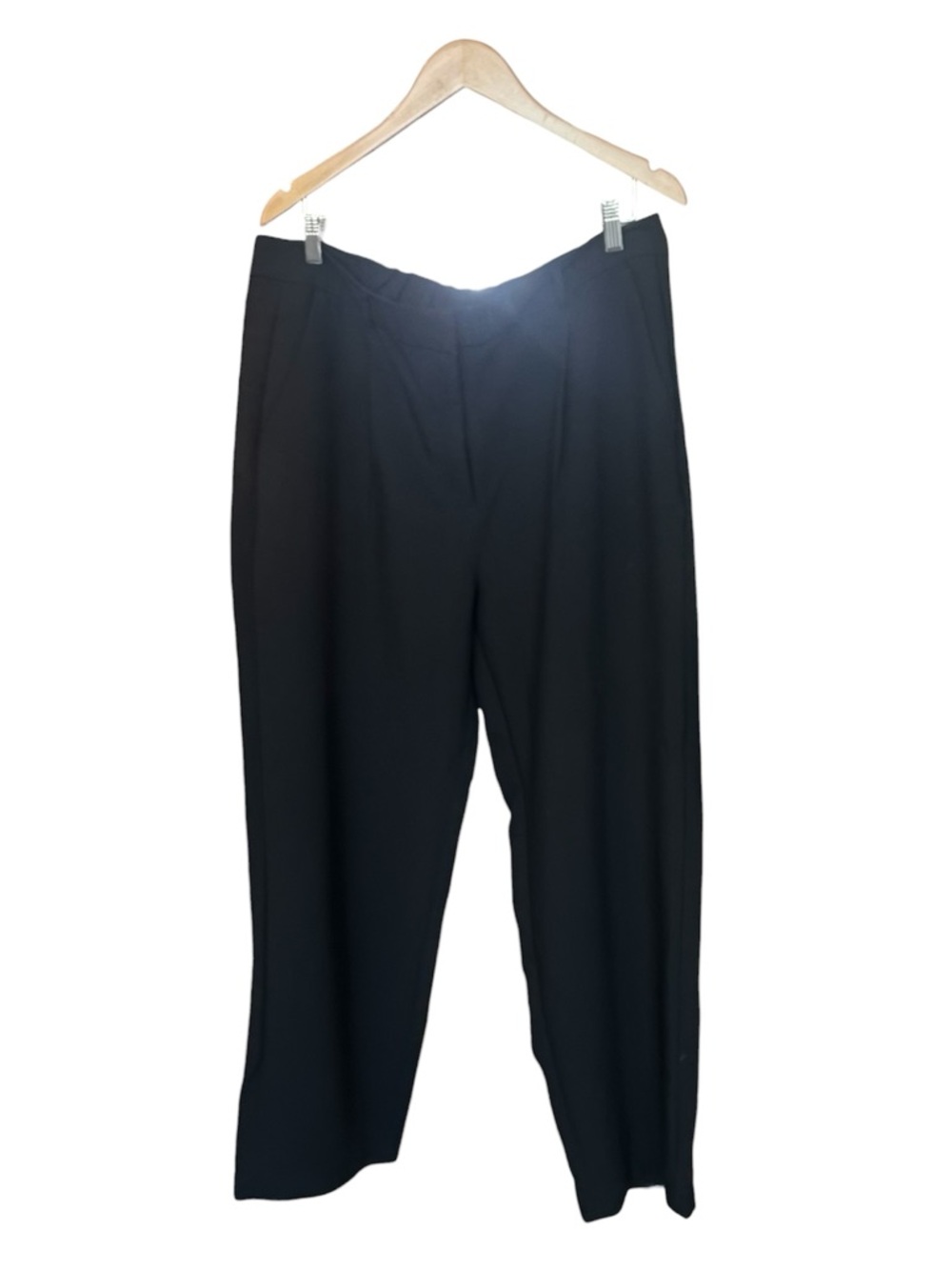 Old Navy Black Taylor Pleated Front Wide Leg Trouser - Size XL